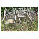 6 outdoor chair lot Great for a project!