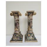 Vintage Japanese Royal Satsuma  candlesticks