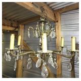 Vintage brass chandelier