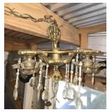 Vintage brass chandelier
