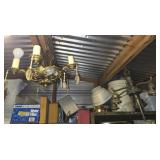 Lot of 2 vintage chandeliers