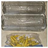 Set of 6 Crystal Footed Corn Cob Holder
