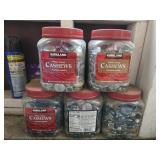 Estate lot of fish tank decor