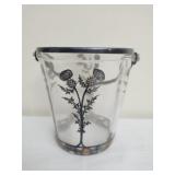 Vintage Rockwell Art Deco glass ice bucket