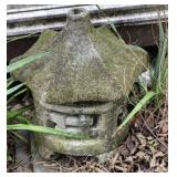 Asian theme concrete yard decor