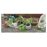 Lot of planters and more