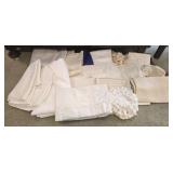 Estate lot of table cloths and more