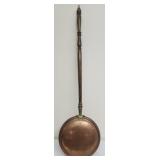 Antique copper bed warmer
