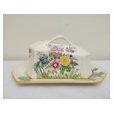 Vintage Royal Cauldon ceramic butter dish
