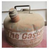 vintage Eagle The Gasser metal gasoline can