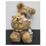 Vintage porcelain face Tate Teddy Bear