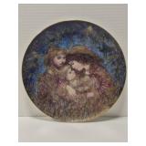 Edna Hibel porcelain 'The First Holiday' plate