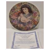 Edna Hibel 'The Christmas Rose' plate #1386
