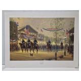 G. Harvey 'Moment of Glory' print signed &