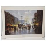 G. Harvey 'Immigrants in a New Land' print **