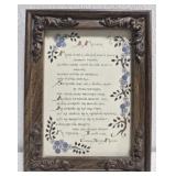 Small framed 'A Mother' print