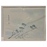 'Little Chirpers' print signed & numbered **