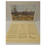 Maynard Reece 'Hazy Day-Bobwhites' print
