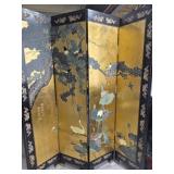 Chinese 4 panel room divider***see desc