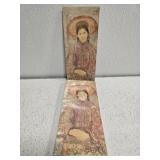 Large stack of Edna Hibel print cards