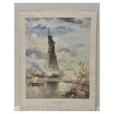 'The Unveiling of the Statue of Liberty' print **