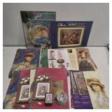 Estate lot of Edna Hibel art booklets