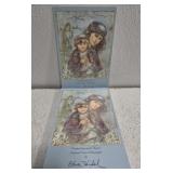 Large stack of Edna Hibel print cards