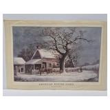 'A Country Cabin' print by George H. Durrie