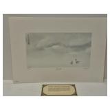 Signed and numbered 'Morning Mist' print ***