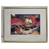 Signed Bracha Lavee 'Mount Simai' print