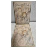 25 Edna Hibel small prints