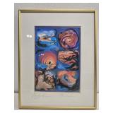Signed Bracha Lavee 'The Creation' print
