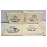 Lot of small Laura Robinson prints
