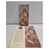 Large stack of Edna Hibel print cards