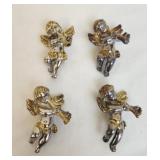 4 sterling silver angel brooch