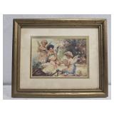 Framed angel print