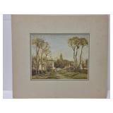 'Entrance to the Village of Voisins' print **