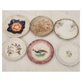 Lot of 6 Vintage Misc Collectible Butter Pats