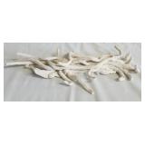 Art sculpture featuring bleached liana vines