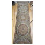 Woolmark Jarrett caramel design runner rug