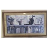 Large Steve Hanks Bookends Watercolor Print