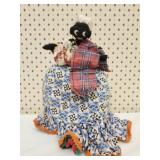 Vintage Brazil reversible handmade cloth doll