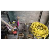 Vise extension cord and wire brushes