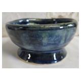Handcrafted ceramic blue bowel