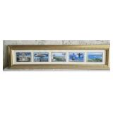 Gold framed picture frame
