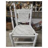 White painted chair