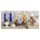 Estate Lot of Misc Mini Kerosene Lamps