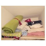 Large estate lot of blankets and more
