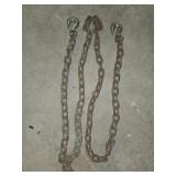 Small double hook chain