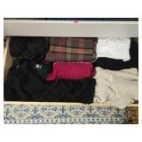 Estate lot of blankets and coats